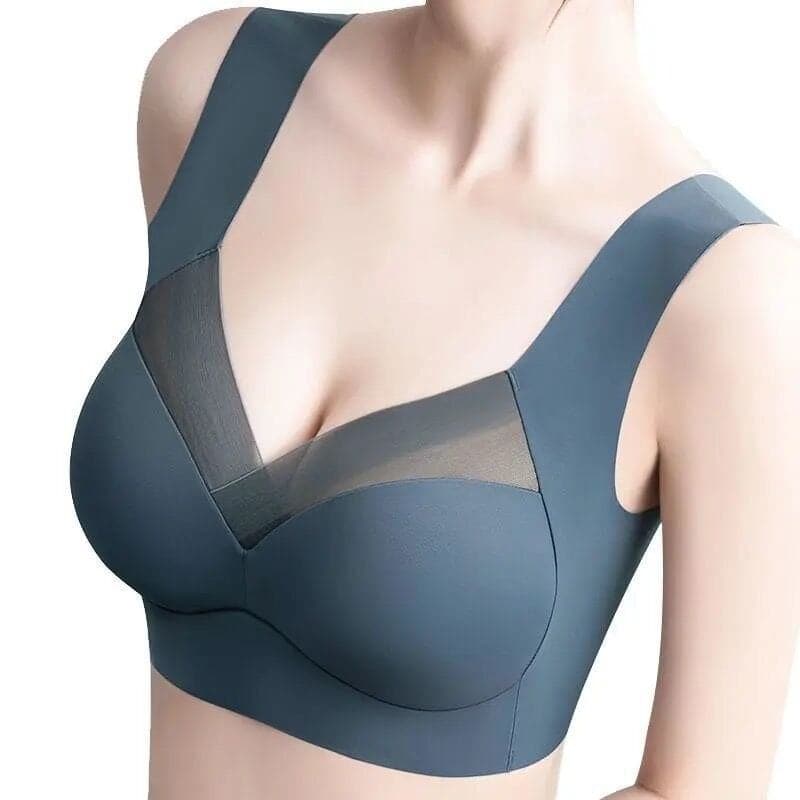 Women's Nylon Wire-Free Push-Up Bra Autumn Seamless Support Bra