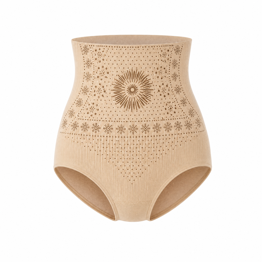 Women's High Waist Shapewear Briefs Spring Tummy Control Knickers Seamless Shaping Underwear