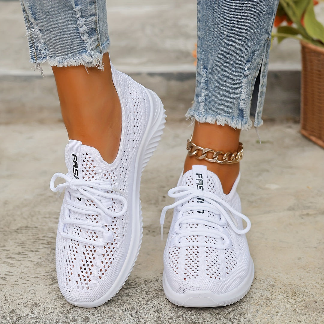 Women's Mesh Walking Shoes Autumn Air-Cushion Athletic Sneakers
