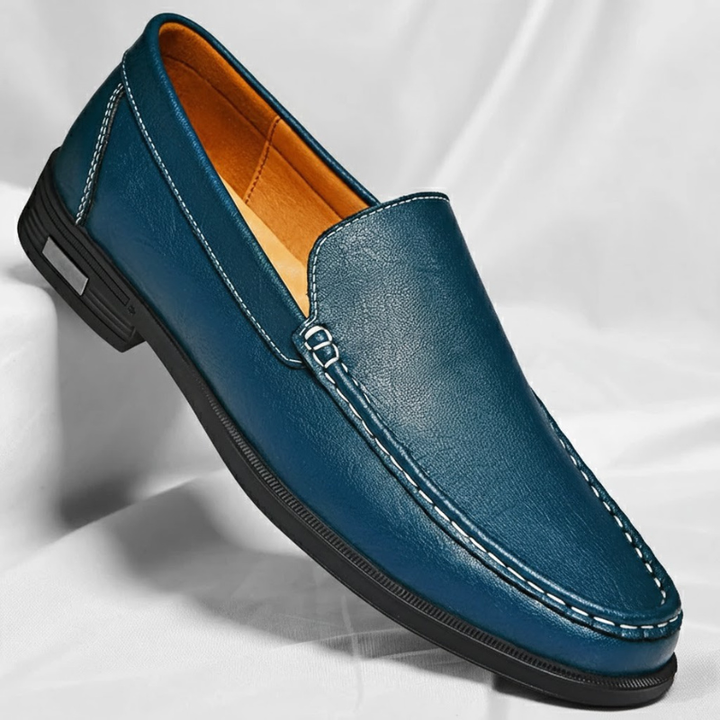 Men's Leather Loafers Autumn Slip-On Dress Shoes