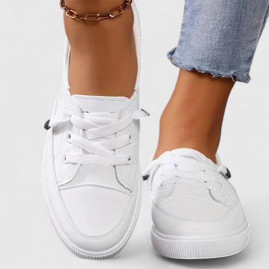 Women's Low-Top Sneakers with Orthopedic Support for Autumn Everyday Wear