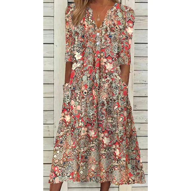 Ivy™ Cotton Boho Dress