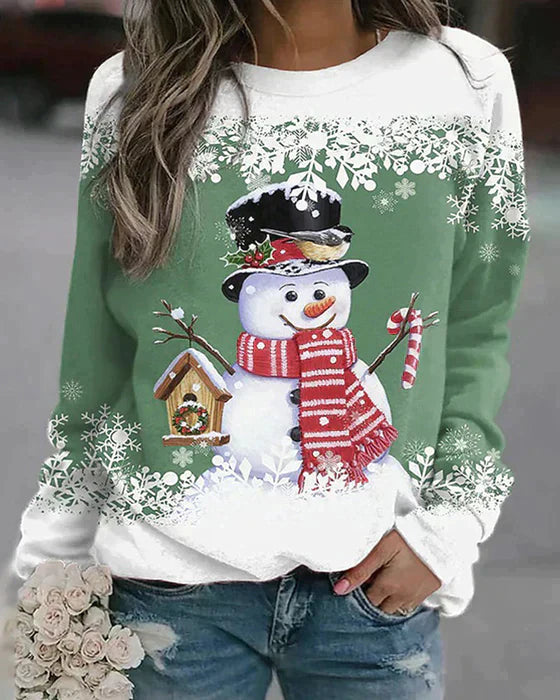 Benny - Enchanting Colourful Snowman Motif
