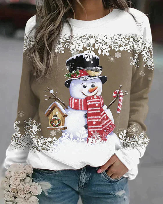 Benny - Enchanting Colourful Snowman Motif