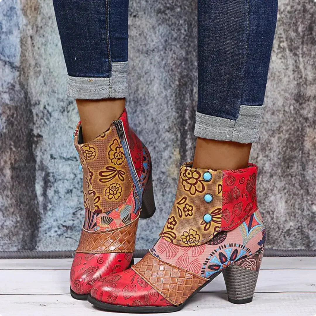 Leonora - Stylish retro boots that are waterproof