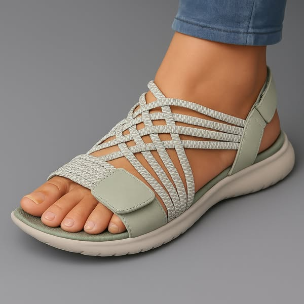 Women's Fabric Comfort Walking Sandals Autumn Comfort Footwear