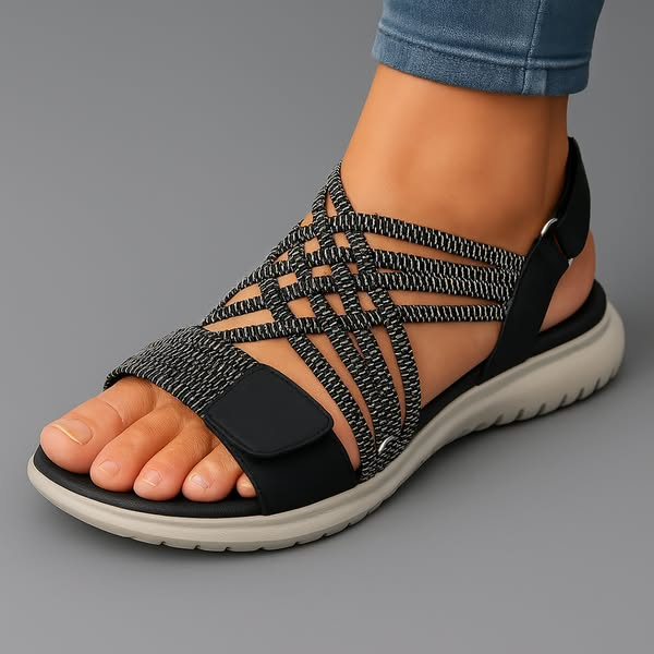 Women's Fabric Comfort Walking Sandals Autumn Comfort Footwear