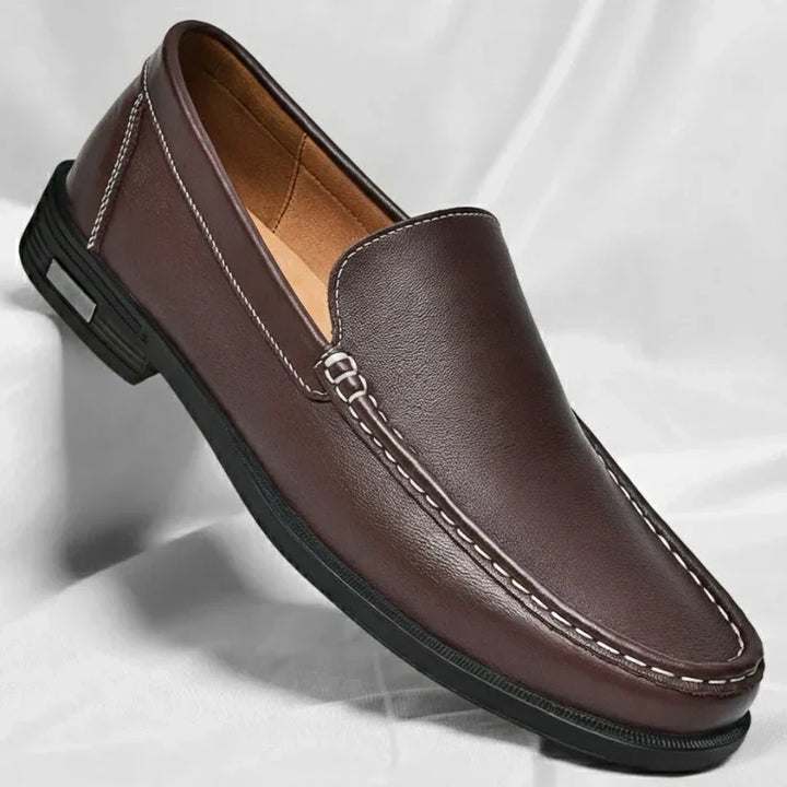 Men's Leather Loafers Autumn Slip-On Dress Shoes