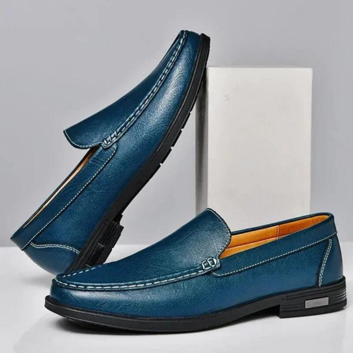 Men's Leather Loafers Autumn Slip-On Dress Shoes