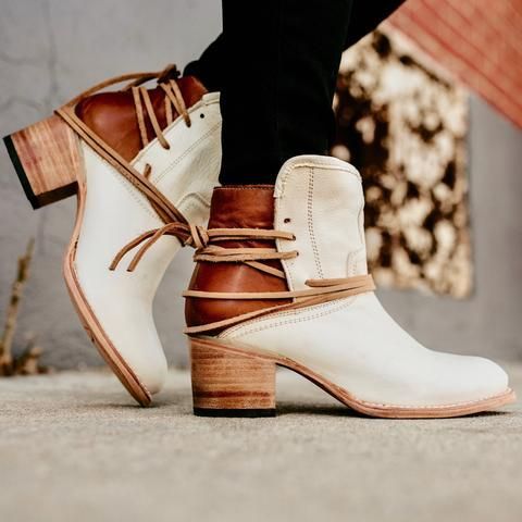 Vintage Lace-up Boots for Women - Greta Style