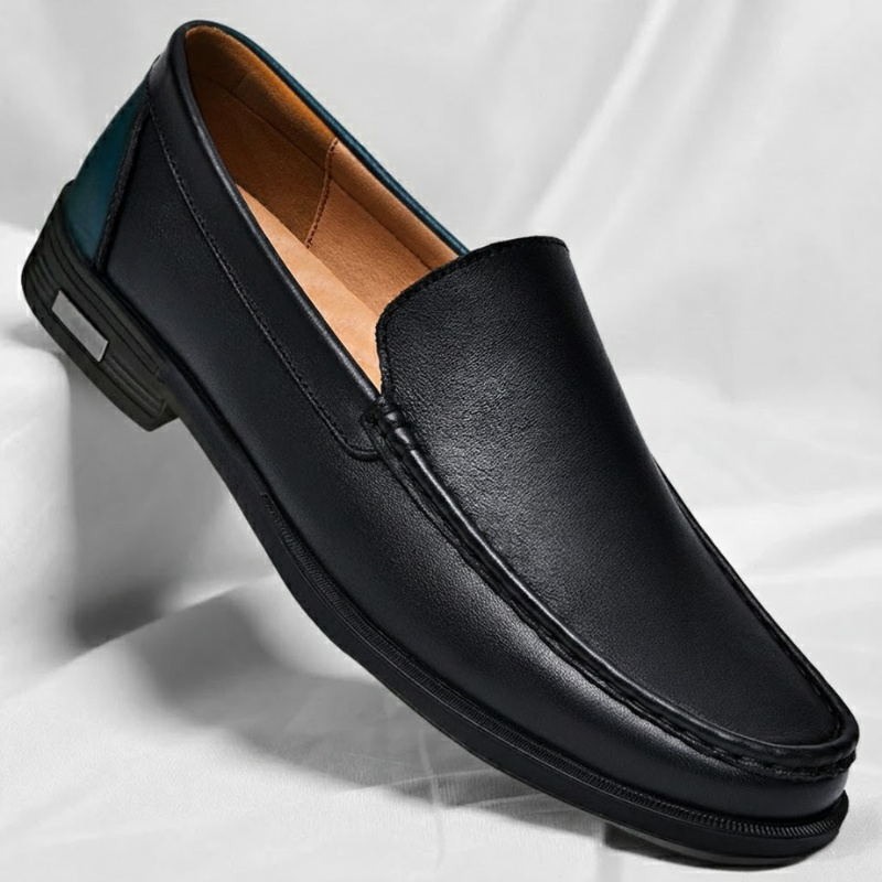 Men's Leather Loafers Autumn Slip-On Dress Shoes