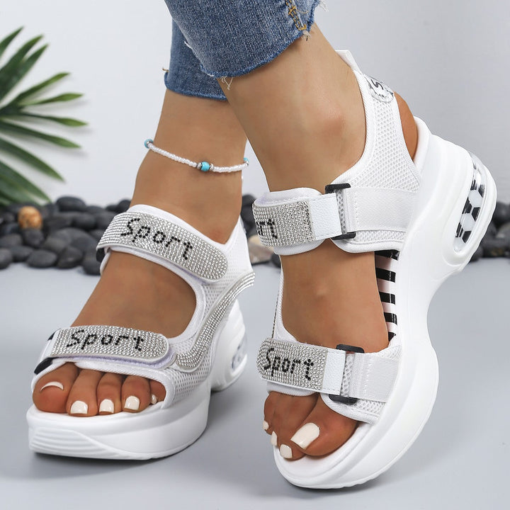Women's Mesh Platform Air-Cushion Sandals Autumn Sporty Shoes