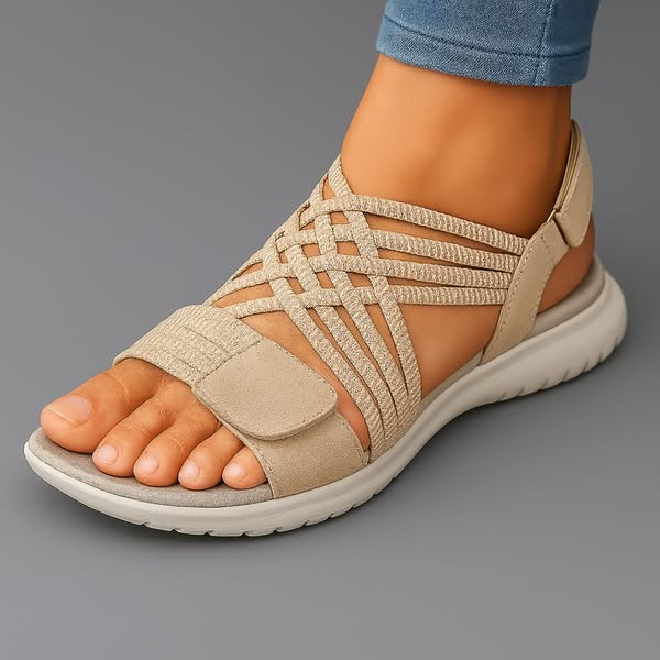 Women's Fabric Comfort Walking Sandals Autumn Comfort Footwear