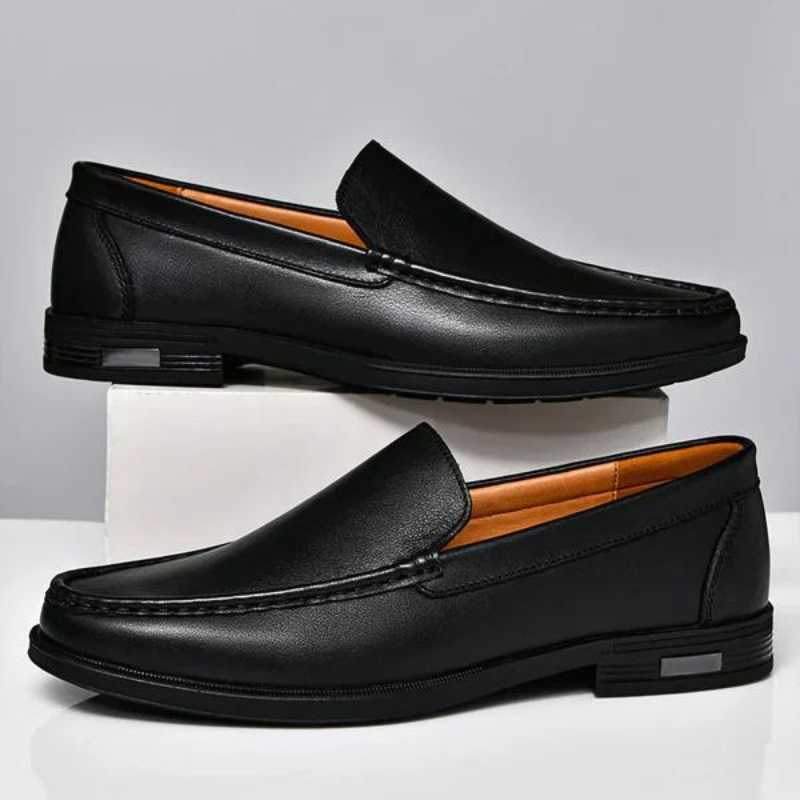 Men's Leather Loafers Autumn Slip-On Dress Shoes