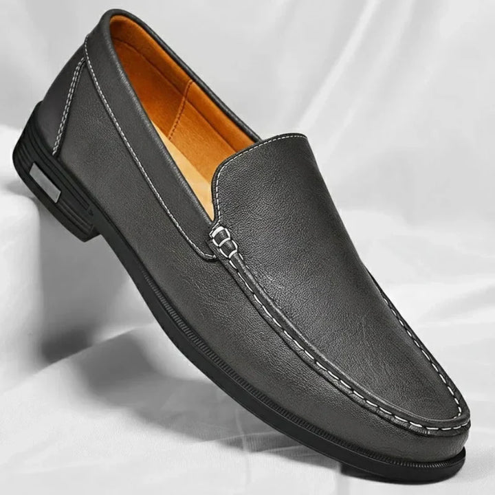 Men's Leather Loafers Autumn Slip-On Dress Shoes