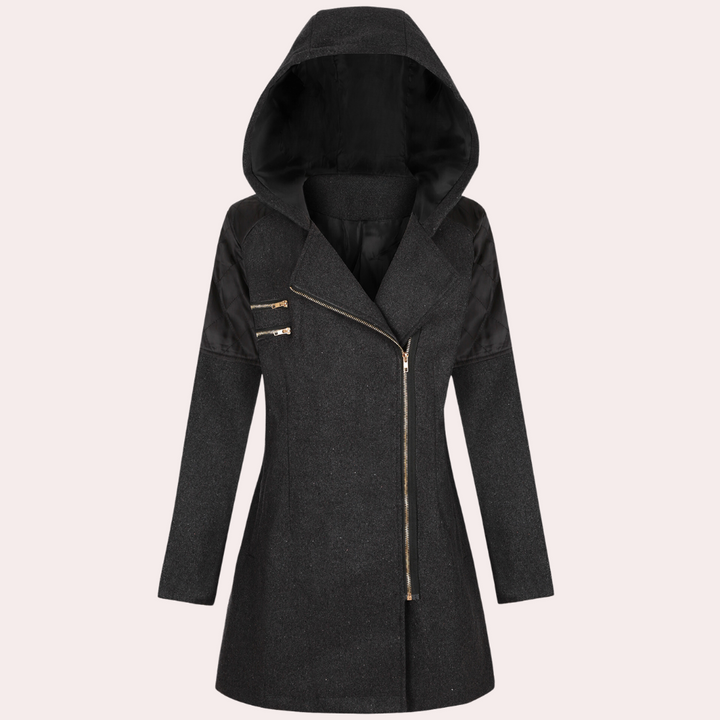 KEISY - Elegant Women's Hooded Jacket for a Chic Appearance