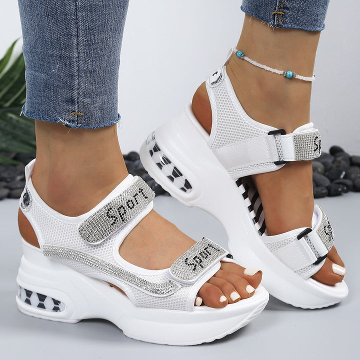 Women's Mesh Platform Air-Cushion Sandals Autumn Sporty Shoes