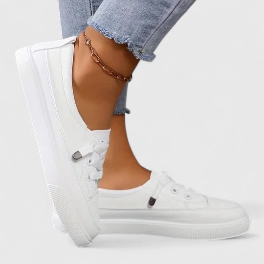 Women's Low-Top Sneakers with Orthopedic Support for Autumn Everyday Wear