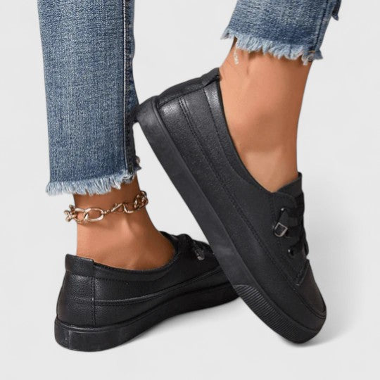Women's Low-Top Sneakers with Orthopedic Support for Autumn Everyday Wear