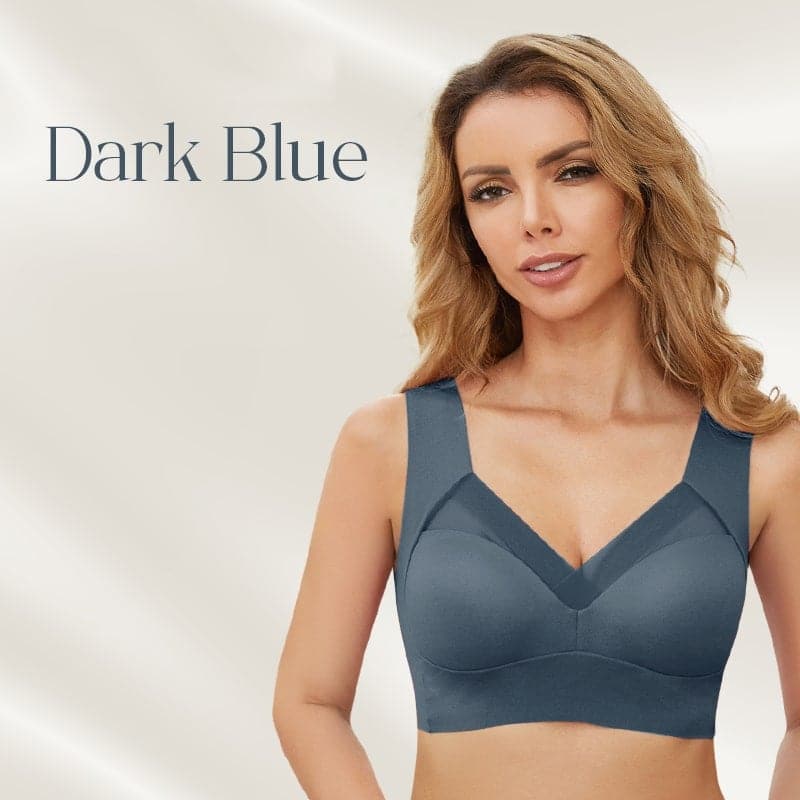 Women's Nylon Wire-Free Push-Up Bra Autumn Seamless Support Bra