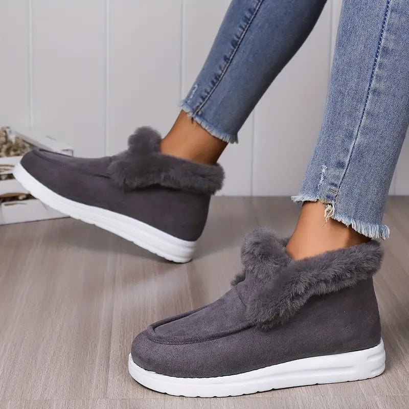 Billie - Stylish and comfortable fluffy snow boots