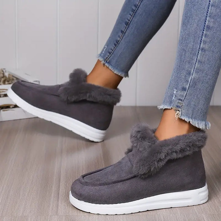 Billie - Stylish and comfortable fluffy snow boots