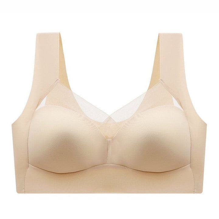 Women's Nylon Wire-Free Push-Up Bra Autumn Seamless Support Bra