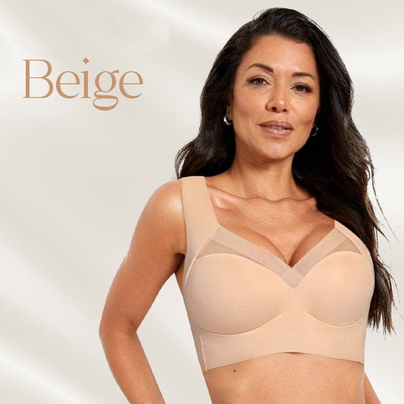 Women's Nylon Wire-Free Push-Up Bra Autumn Seamless Support Bra