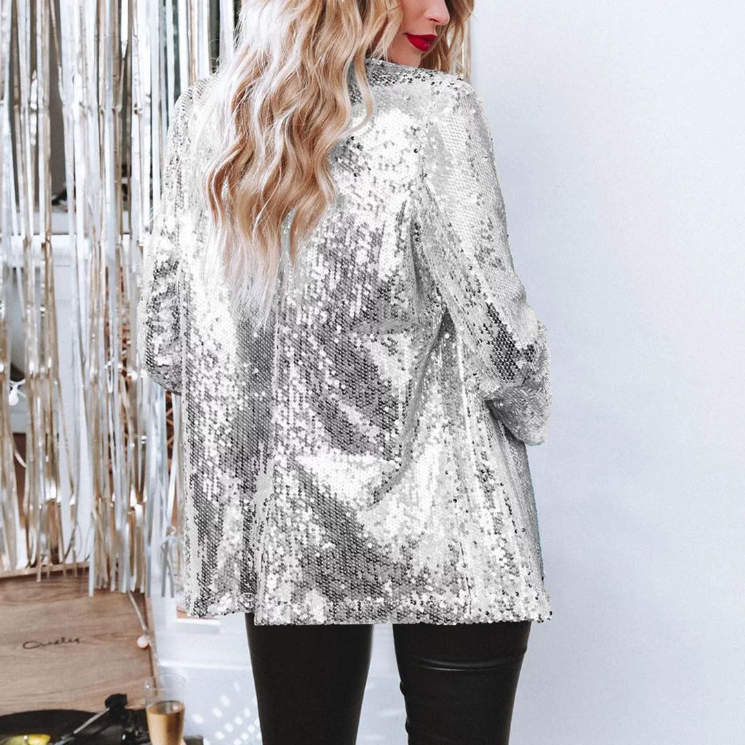 Glitzernder Alina Pailletten-Blazer für einen funkelnden Auftritt