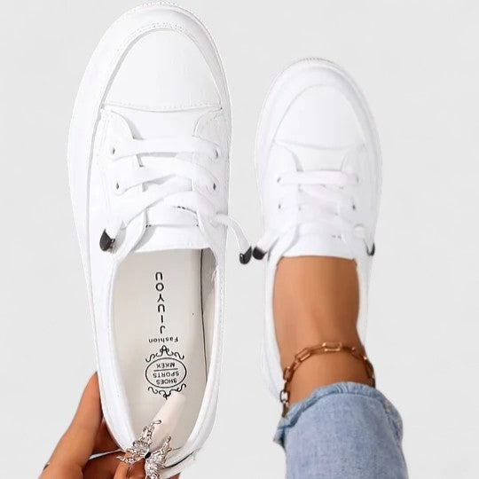 Women's Low-Top Sneakers with Orthopedic Support for Autumn Everyday Wear