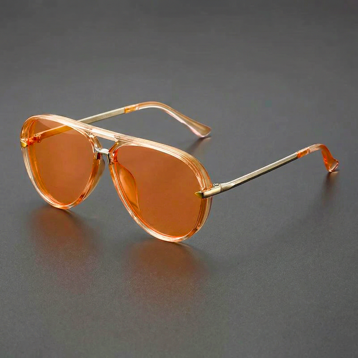 Women's Metal Frame Aviator Sunglasses Autumn UV400 Eyewear