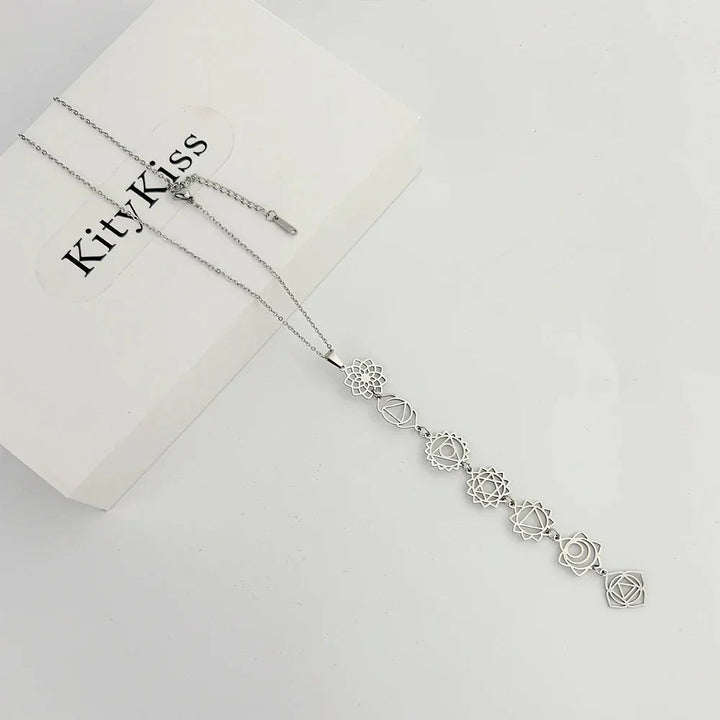 Women's Chakra Pendant Necklace Autumn Spiritual Jewelry