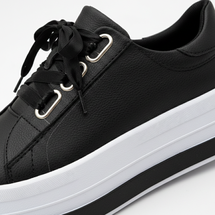 Women's Casual Platform Sneakers with Laces