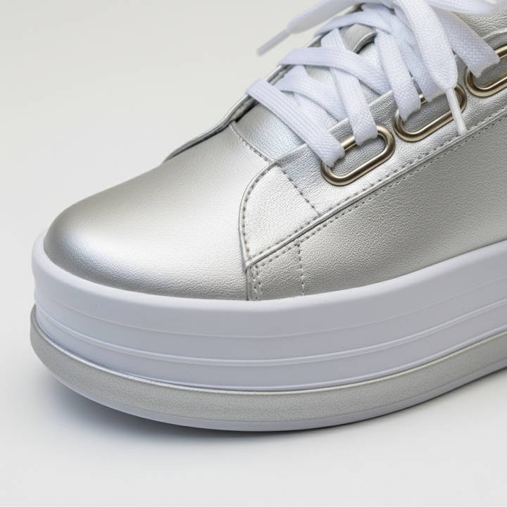 Women's Casual Platform Sneakers with Laces