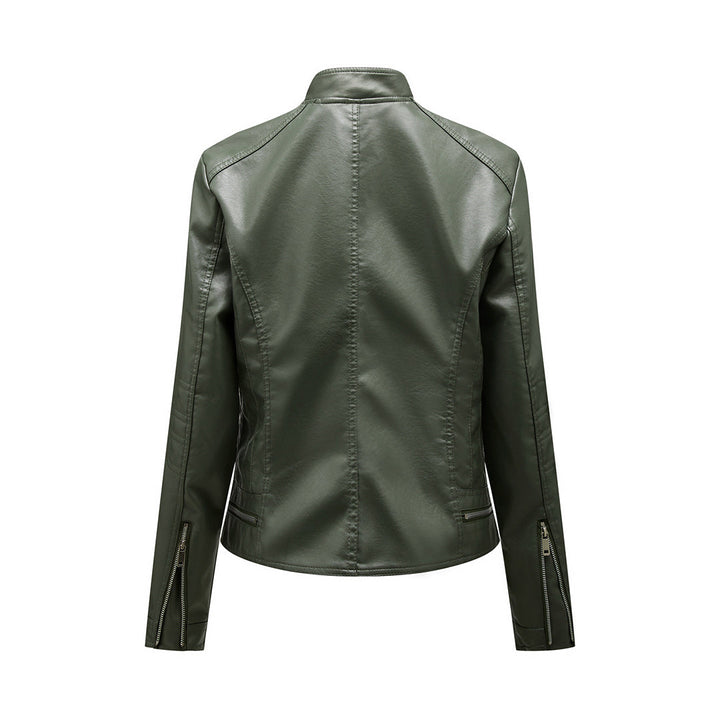 SLAVKA - Elegant leather jacket for a trendy look