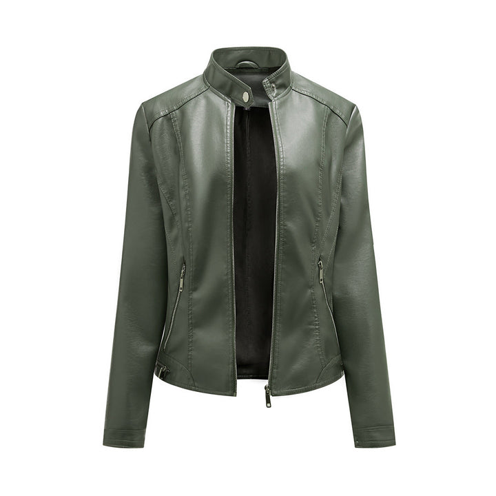 SLAVKA - Elegant leather jacket for a trendy look