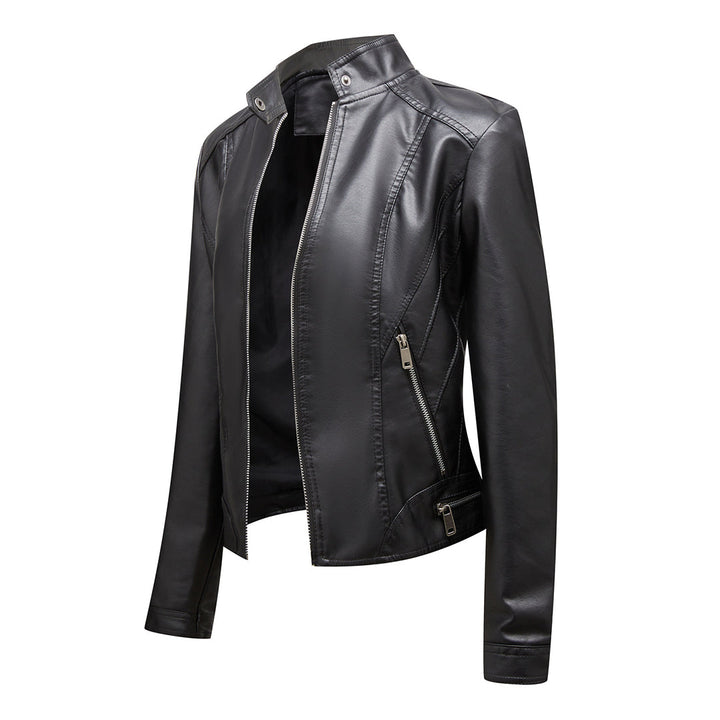 SLAVKA - Elegant leather jacket for a trendy look
