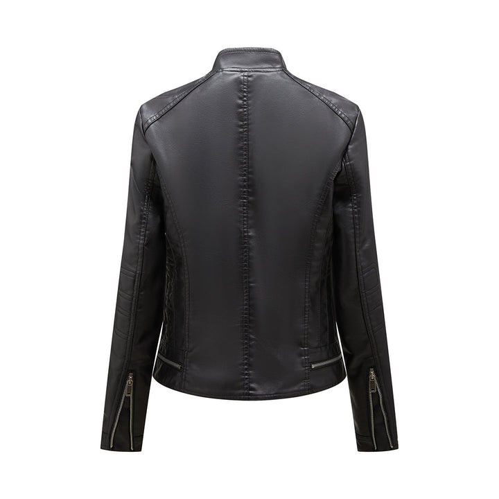 SLAVKA - Elegant leather jacket for a trendy look
