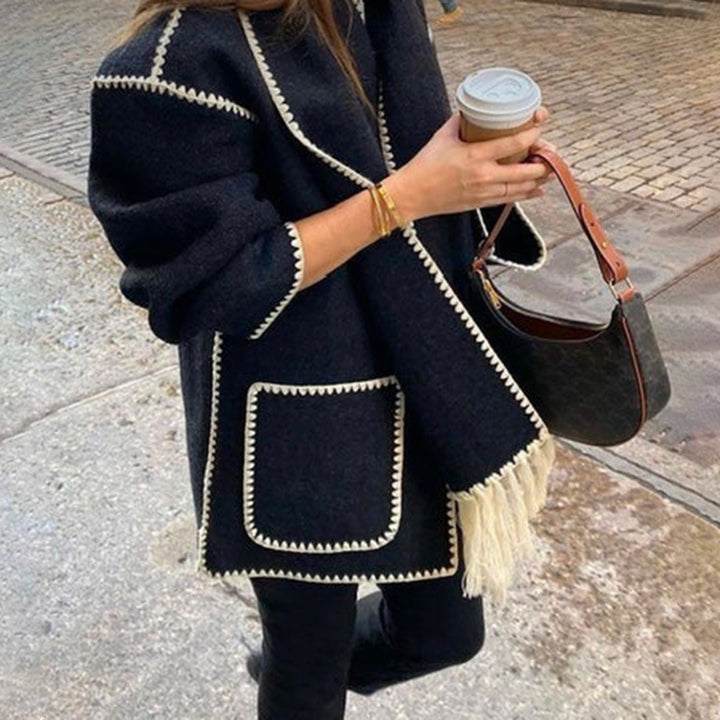 LATRICE - Stylish winter coat including matching scarf