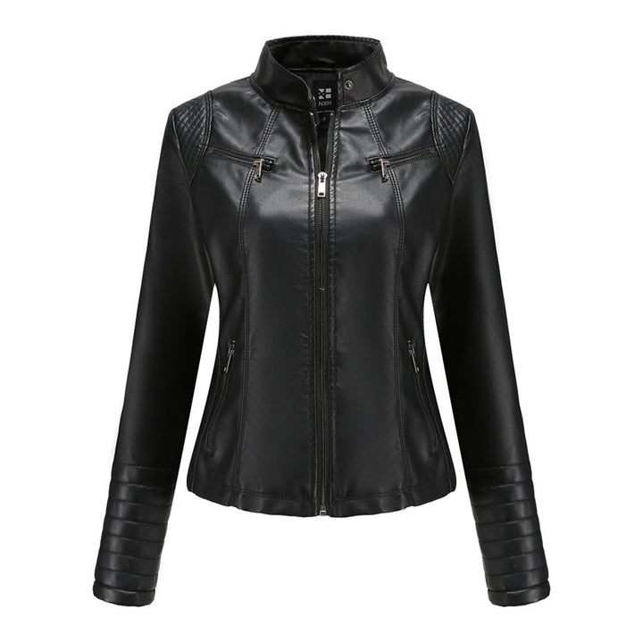 MARIJA - Elegant leather jacket for a timeless look