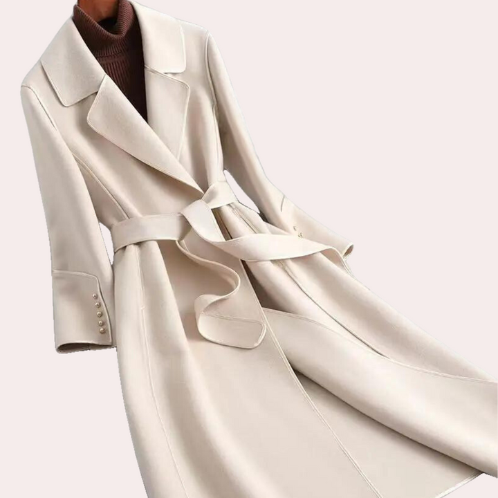 Stylish women's long coat for a chic look