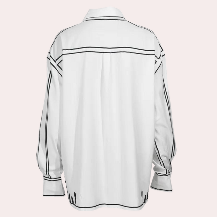Zenobia - Elegant Long-Sleeved T-Shirt for Women