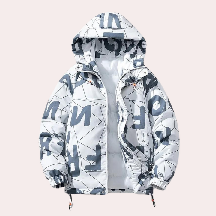 Dareau - Elegant men's jacket with trendy hoodie