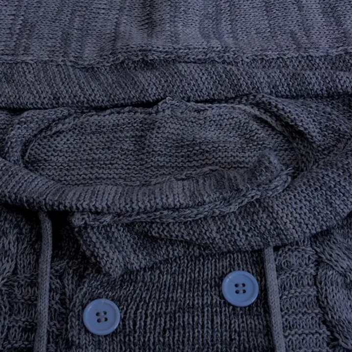 Stylish Men's Hooded Sweater - BRUCE for Comfort and Functionality