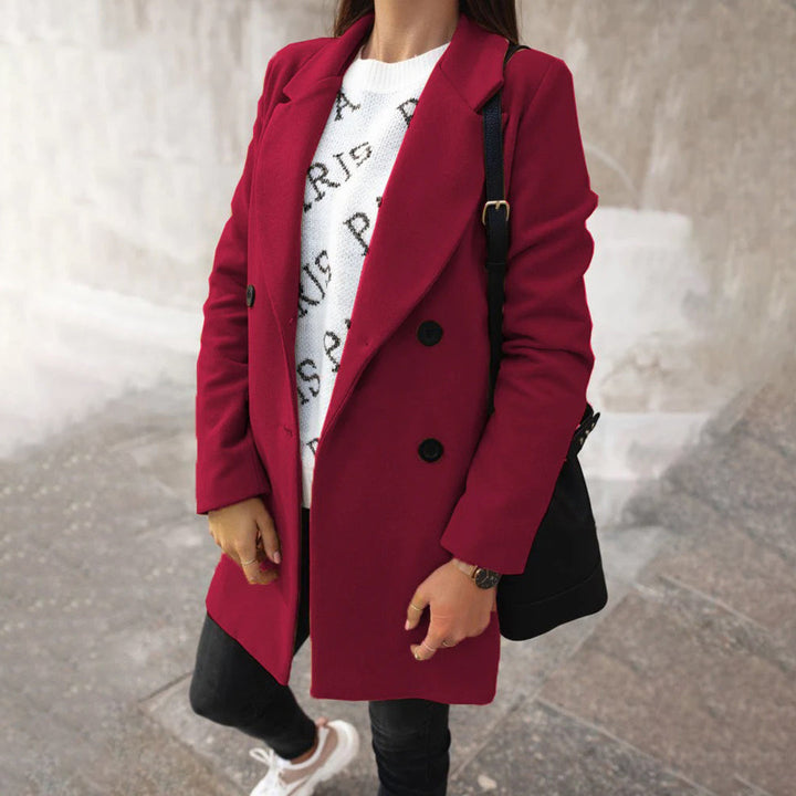 CHARLOTTE - Elegant long winter coat for women