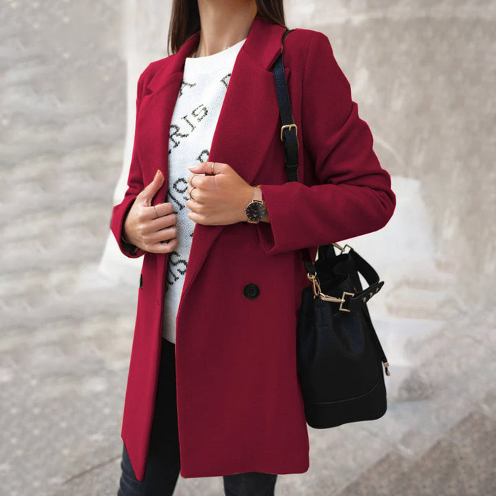 CHARLOTTE - Elegant long winter coat for women
