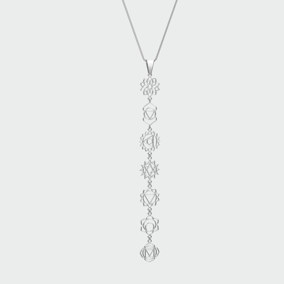 Women's Chakra Pendant Necklace Autumn Spiritual Jewelry