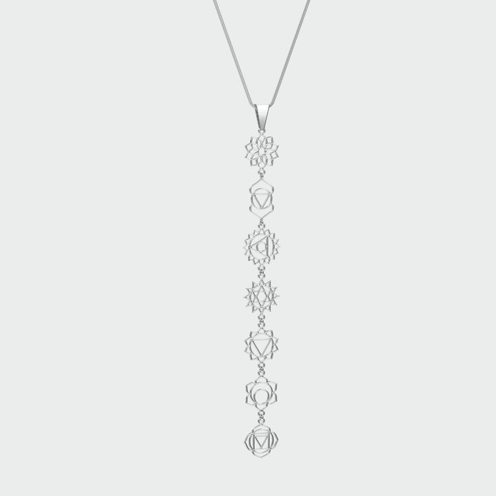 Women's Chakra Pendant Necklace Autumn Spiritual Jewelry