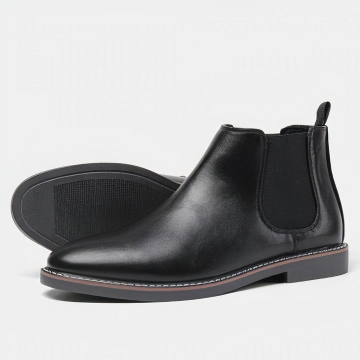 Stylish Chelsea Leather Boots for Men - Gerno