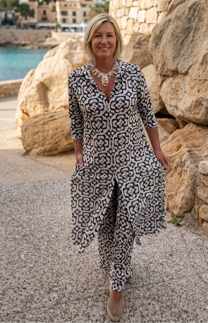 Women's Cotton Two-Piece Set Autumn Casual Outfit